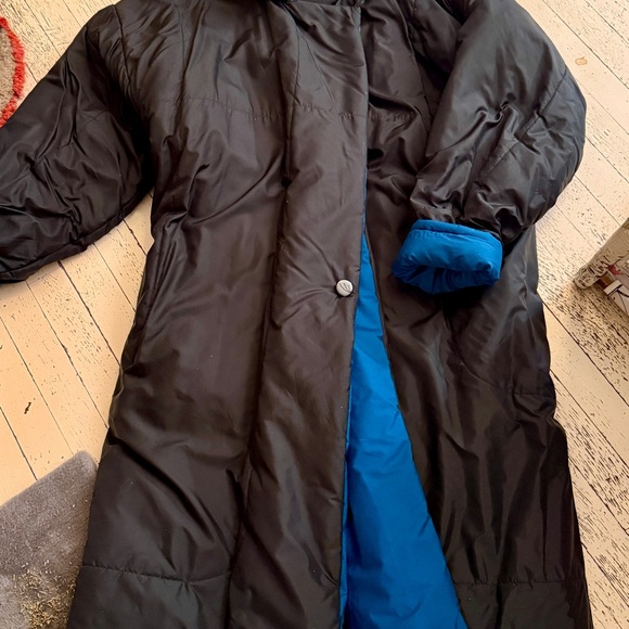 Vintage 1980s Norma Kamali reversible sleeping bag coat - Picture 2 of 4